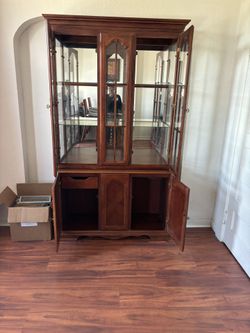 Antique Dining Room Hutch