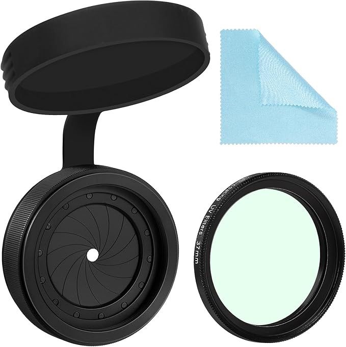 Adjustable Iris Aperture Diaphragm Filter Pack M30 to M37 Iris Aperture Diaphragm Adapter