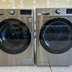 LG Front Load Washer and Electric Dryer