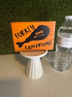 Handmade wood Thanksgiving decor