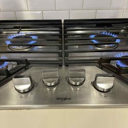 Whirlpool Gas 30” Cooktop 