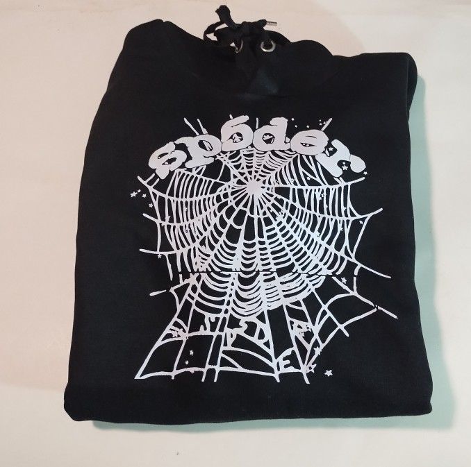 New Custom Sp5der Unisex Black Hoodie