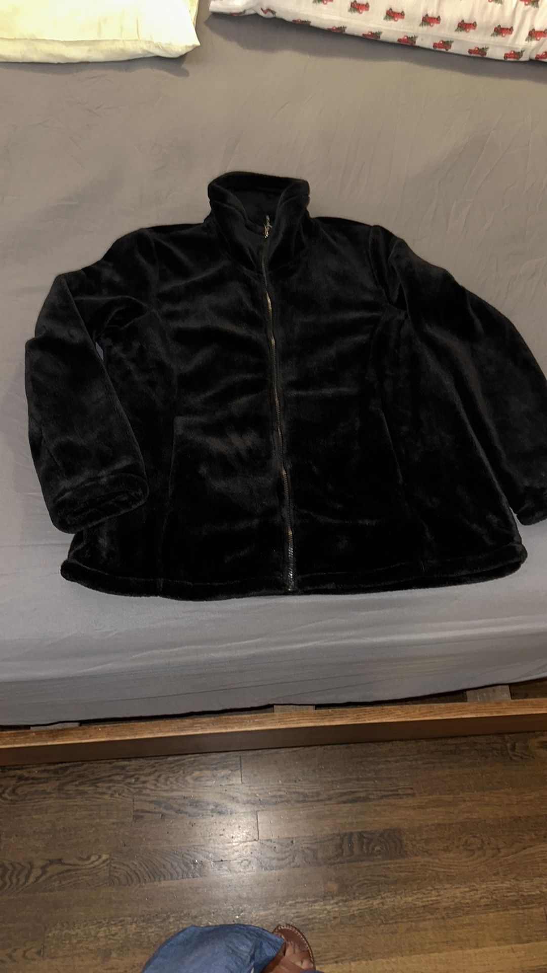 32 Degrees Black Fleece Jacket