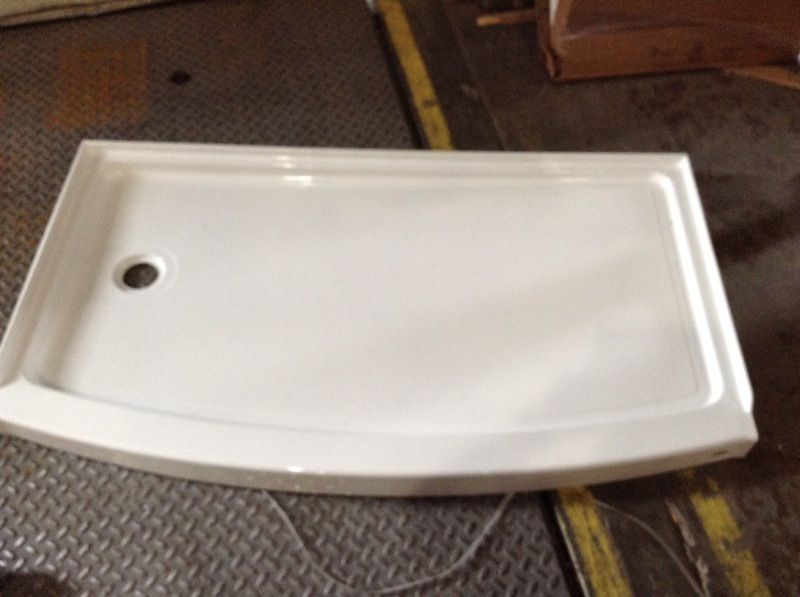 American Standard 30 x 60 Ovation Curved Shower Base
