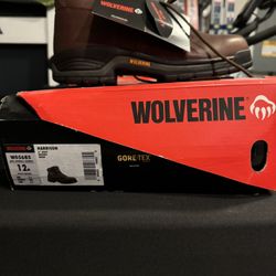 Wolverine Harrison Brown Work Boots Brand New 