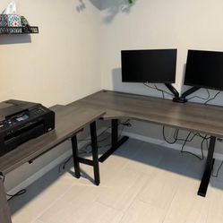 Executive Sir/Stand Desk For Home Use