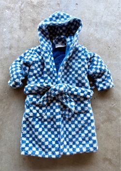 Minky couture toddler robe
