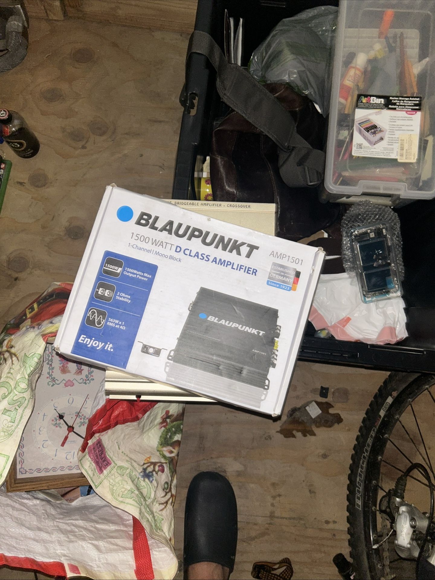 BLAUPUNKT 1500 WATT D CLASS AMPLIFIER CAR AUDIO BASS AMP NEW IN BOX