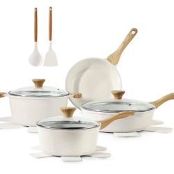 SENSARTE Nonstick Ceramic Cookware Set 13-Piece
