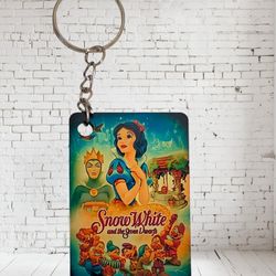 Snow White And The Seven Dwarves Poster Keychain 