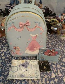 SOLD OUT- RETIRED Disney loungefly Cinderella LOT 3 pcs