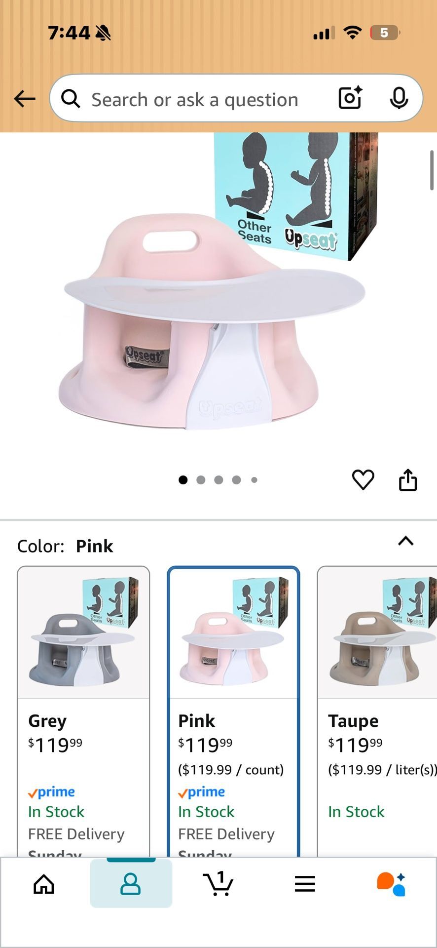 Upseat Infant Seat