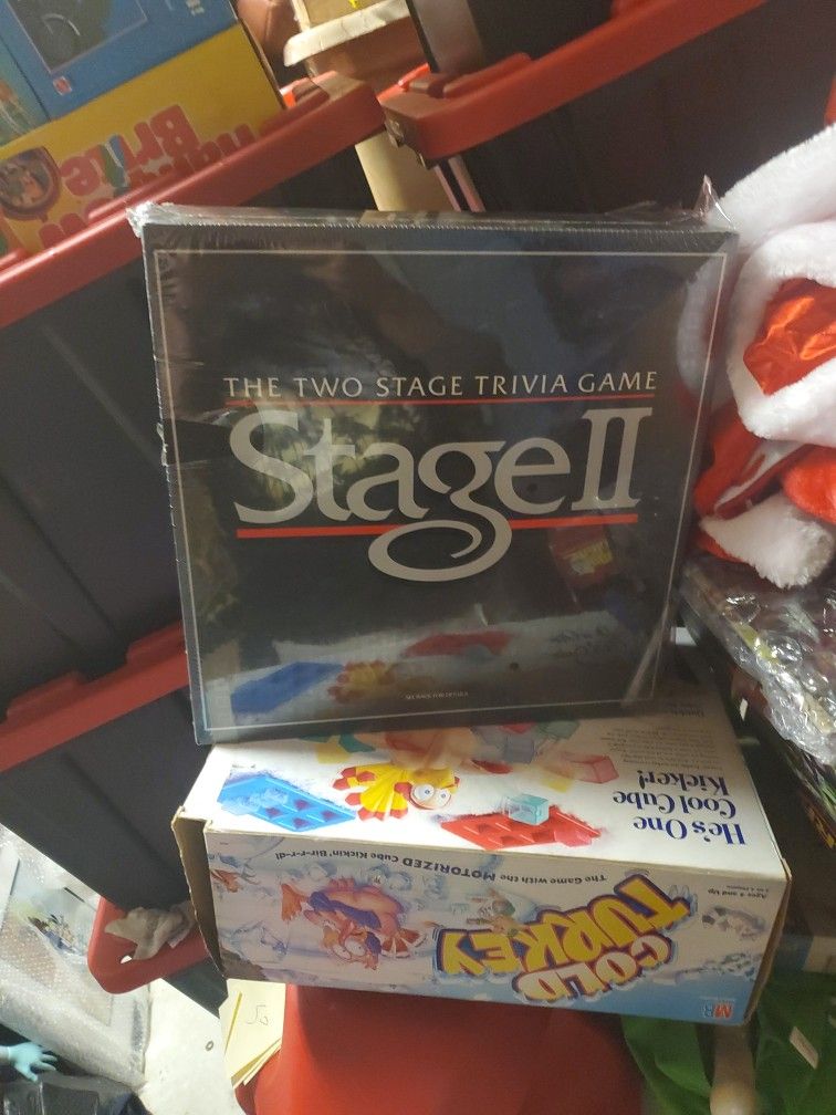 stage 2 vintage board game MB sealed