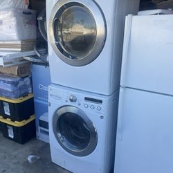 Lg Stackable Washer and has dryer W27 D31 H78