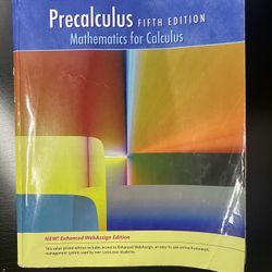 Precalculus Fifth Edition Mathematics For Calculus