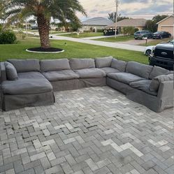 5 Pc Havertys Cloud Sectional Free Delivery Retail: $7,000