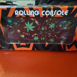 Rolling Tray Console