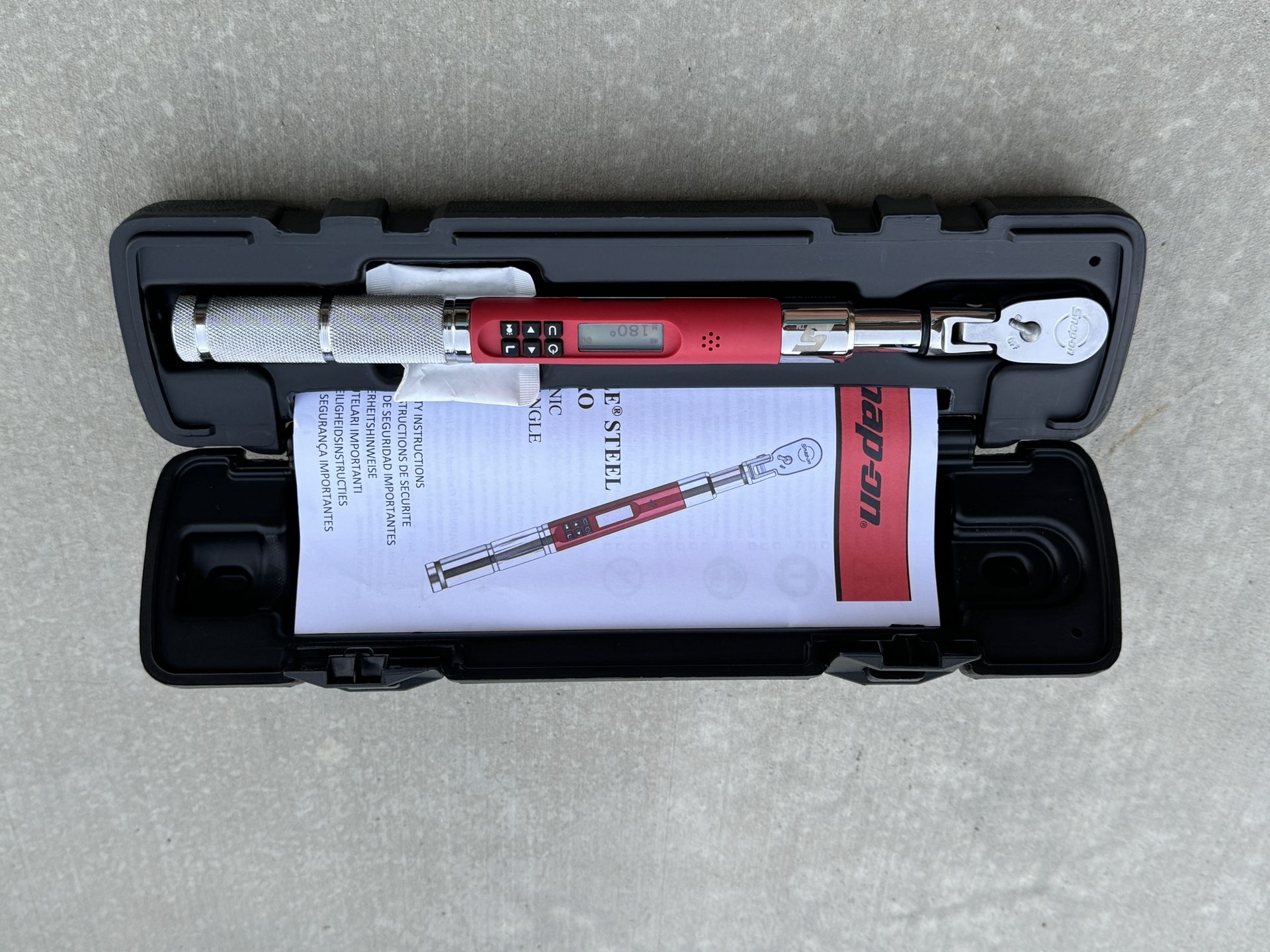 1/4 Snap On Digital Torque Wrench