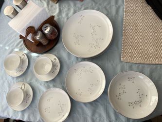 Vintage MCM Fukagawa Arita Starburst China Set