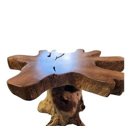 Teakroot Solid Wood End Side Coffee Table 