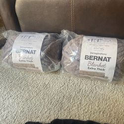 Bernat Blanket Extra Thick Yarn 2 Skeins