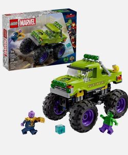 LEGO Marvel Super Heroes The Hulk Truck vs. Thanos Building Set – 76312