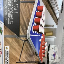 Cup Pong Table 2 In 1