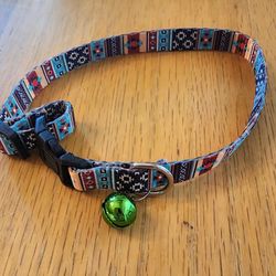 FREE - Small Cat Collar with Green Bell