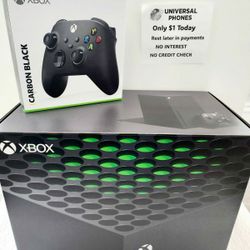 MICROSOFT XBOX SERIES X 1TB GAMING CONSOLE NEW IN BOX $1 DOWN TODAY REST IN PAYMENTS.NO CREDIT CHECK 