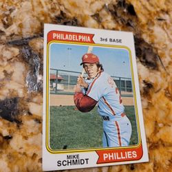 1974 Topps Mike Schmidt #283 2nd Year