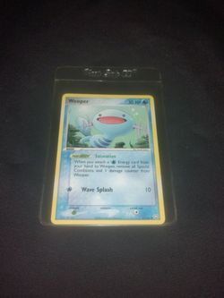 Near Mint 2004 Wooper Pokémon Game Card - 81/109