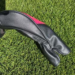 TaylorMade Golf Stealth 2 Hybrid Rescue Headcover Red Black and White