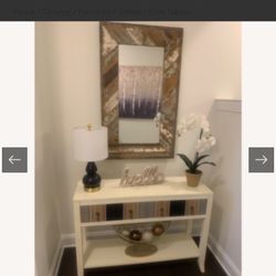 Pier One Console Table And Mirror (both Or Individually)