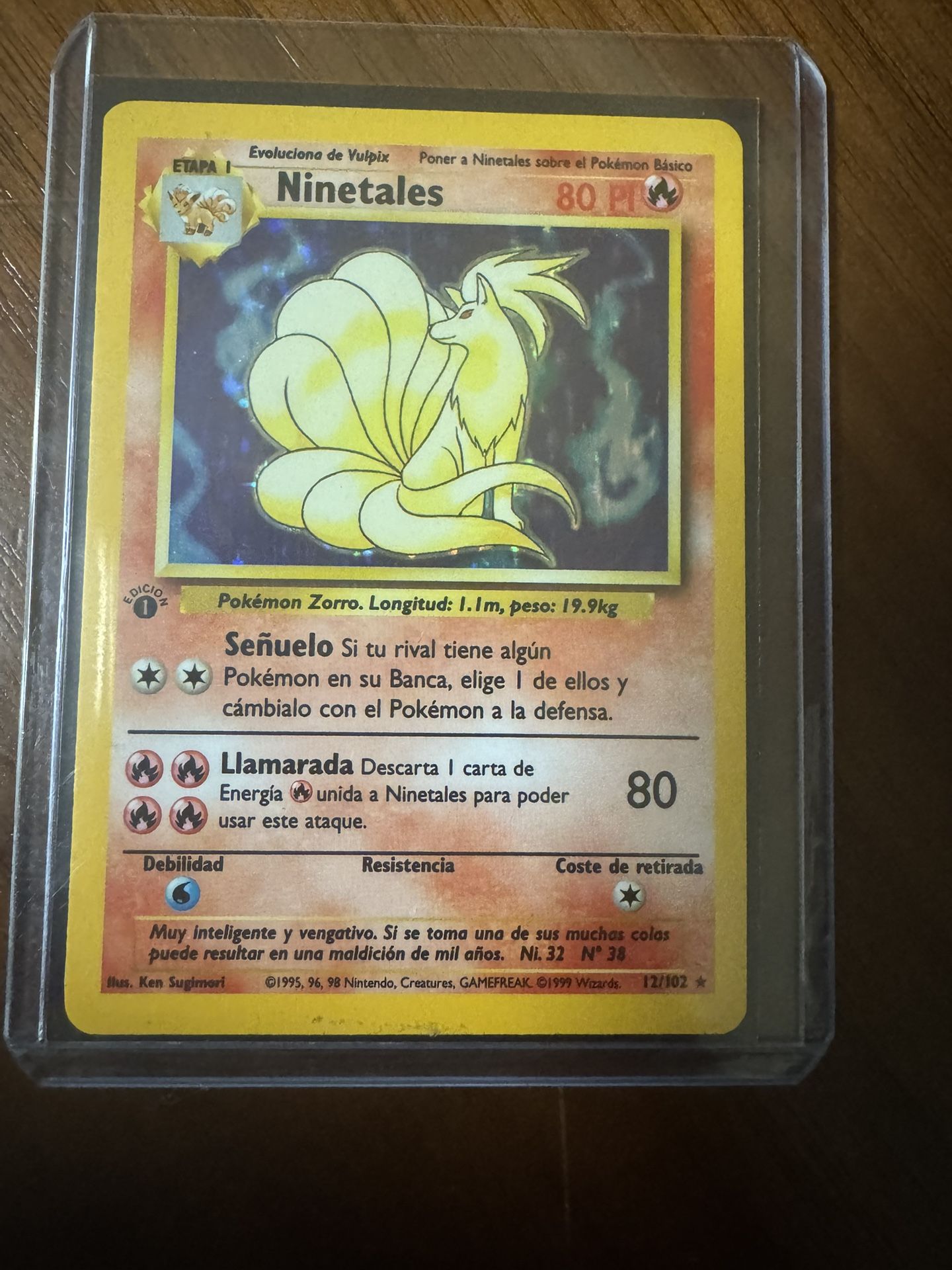 1st Edition Ninetales Spanish 