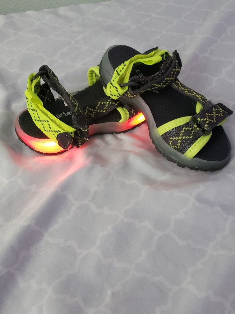 Carter's light up Sandals.