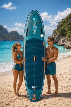 BRAND NEW INFLATABLE PADDLE BOARD