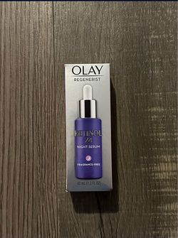 Olay Regenerist Night Serum Fragrance Free 1.3 Fl Oz