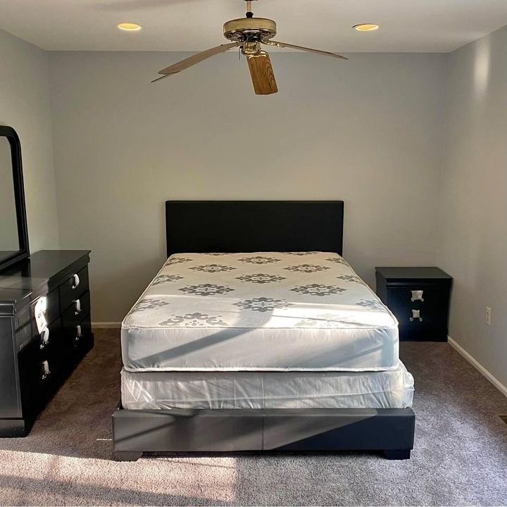 Brand New Complete Bed With Orthopedic Mattress For $399