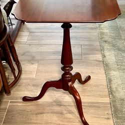 Vintage Nathan Margolis Handmade Mahogany Snake Foot Table