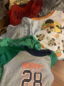 Various baby clothes size 6-12 months and size 5c
