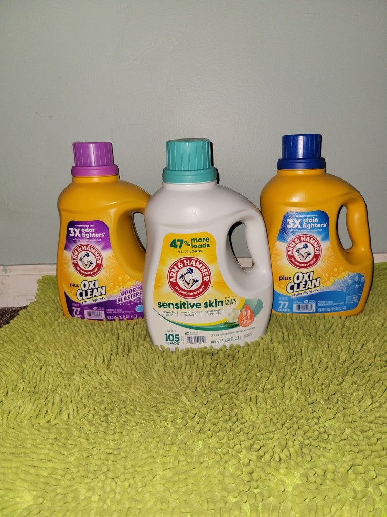 3 Arm And Hammer Laundry Detergent 