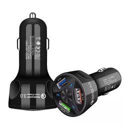 3 Ports USB Charger QC 3.0 Fast Charging . 