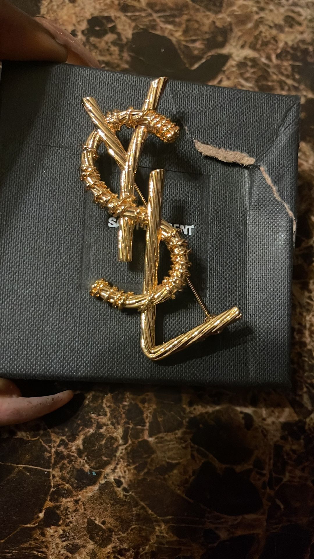 YSL Brooch