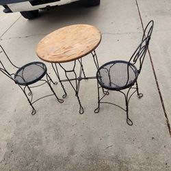 Table And 2 Chairs