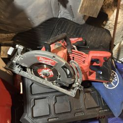 Milwaukee Circular Saw And Brad Nailer 
