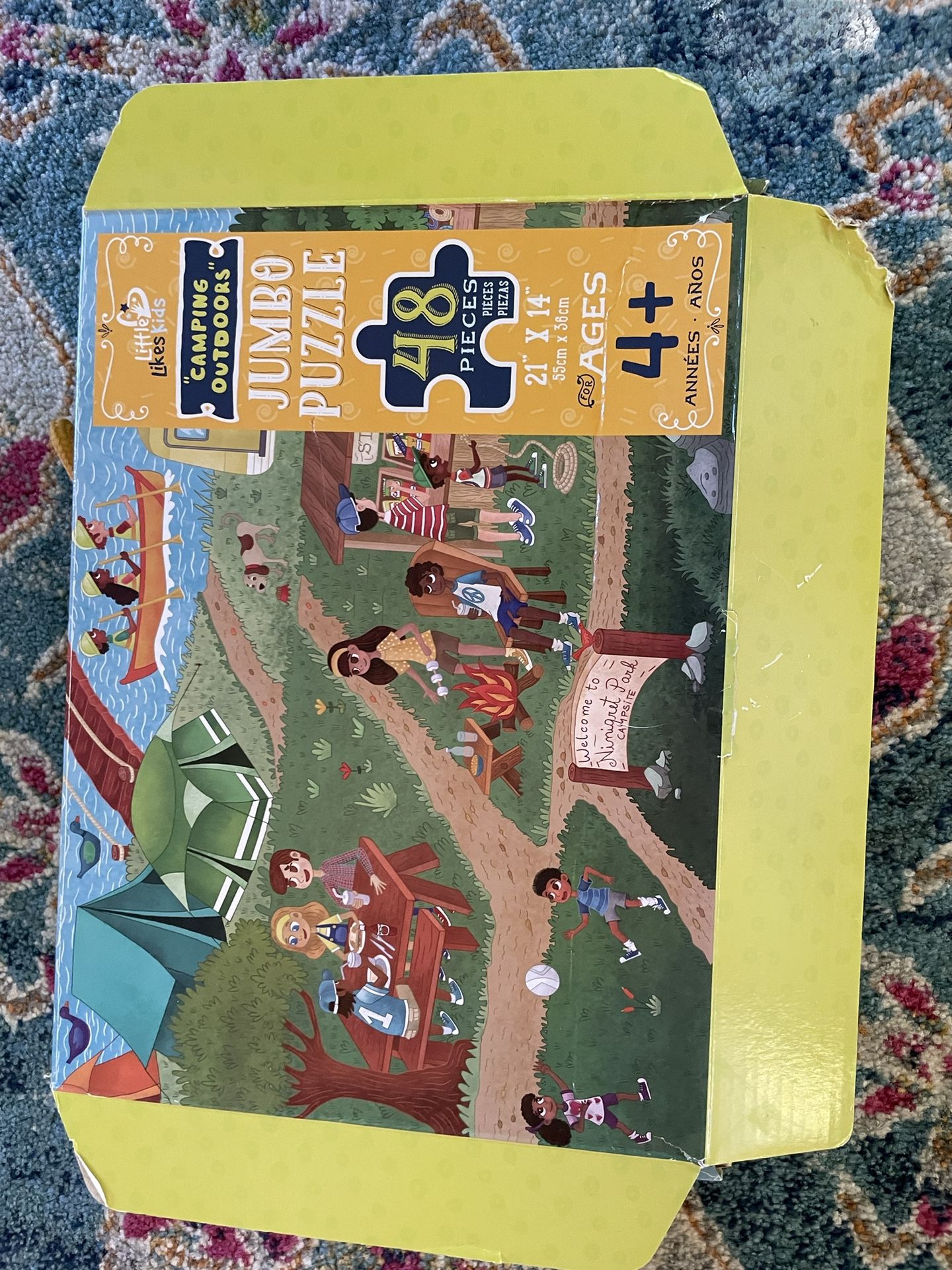 48 Piece Camping Puzzle - Barely Used
