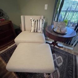 Accent Chairs with Ottoman