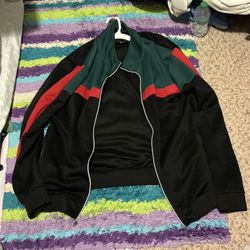 Black, Red, Green Jacket
