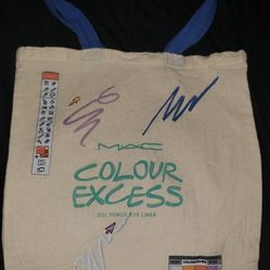 Promotion Canvas Tote Bag for MAC Colour Excess Gel Pencil Eye Liner