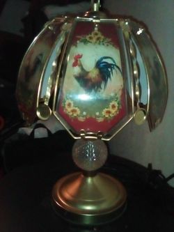 Vintage Rooster lamp